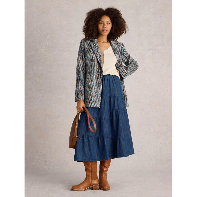 White Stuff Aspen Check Jacket image number 3